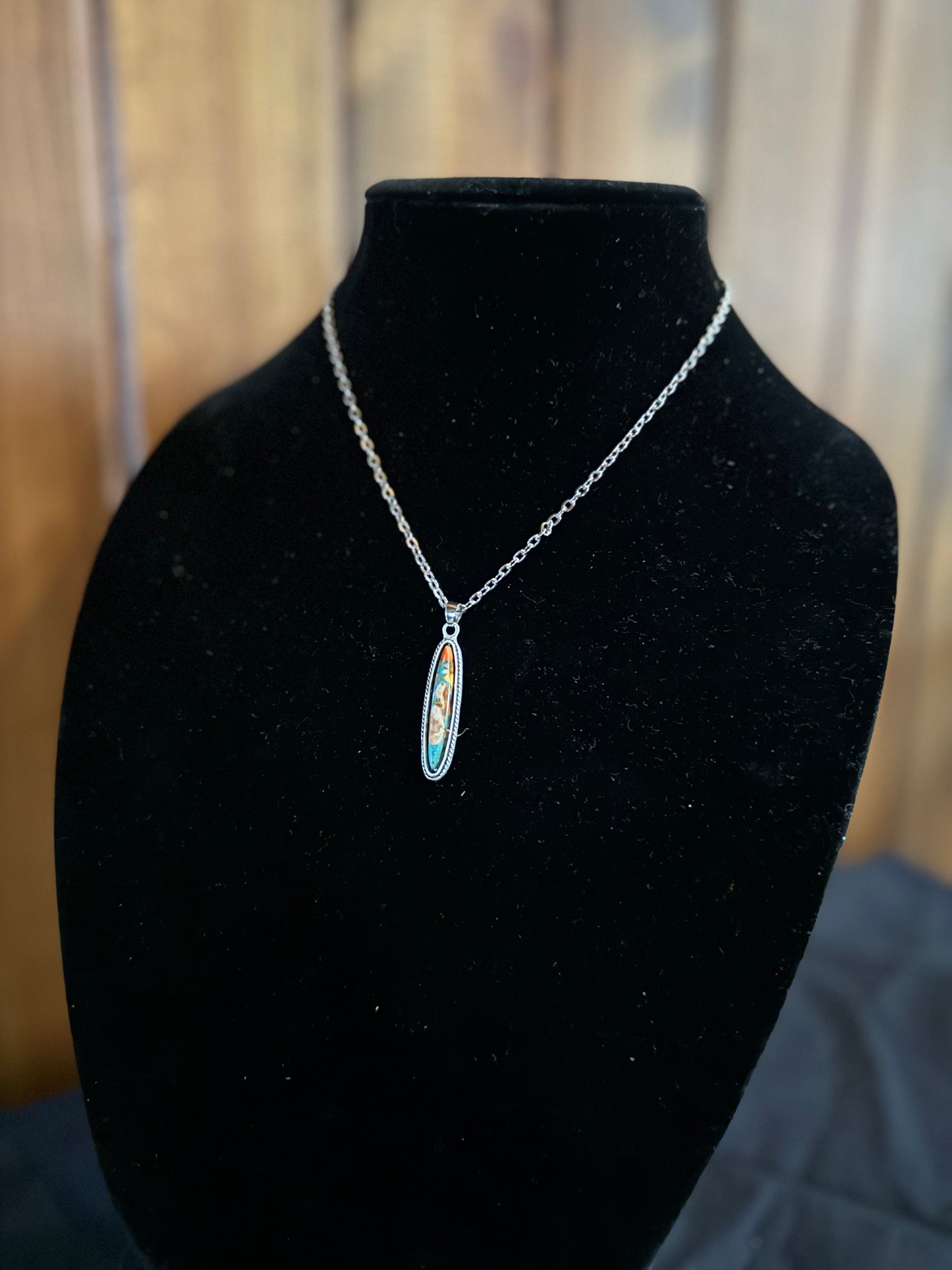 Long Oval Necklace