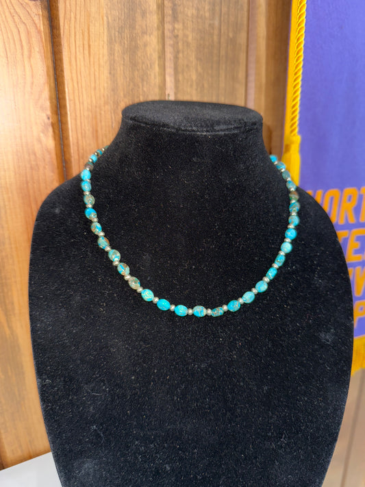 Oval Gemstone Necklace