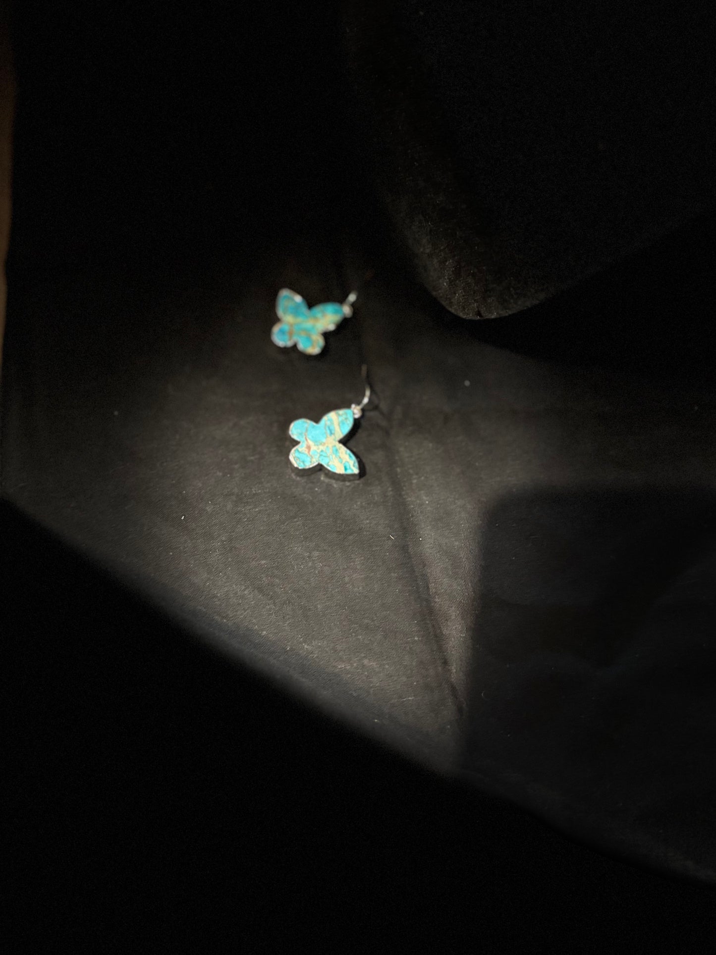 Blue Butterfly Earrings