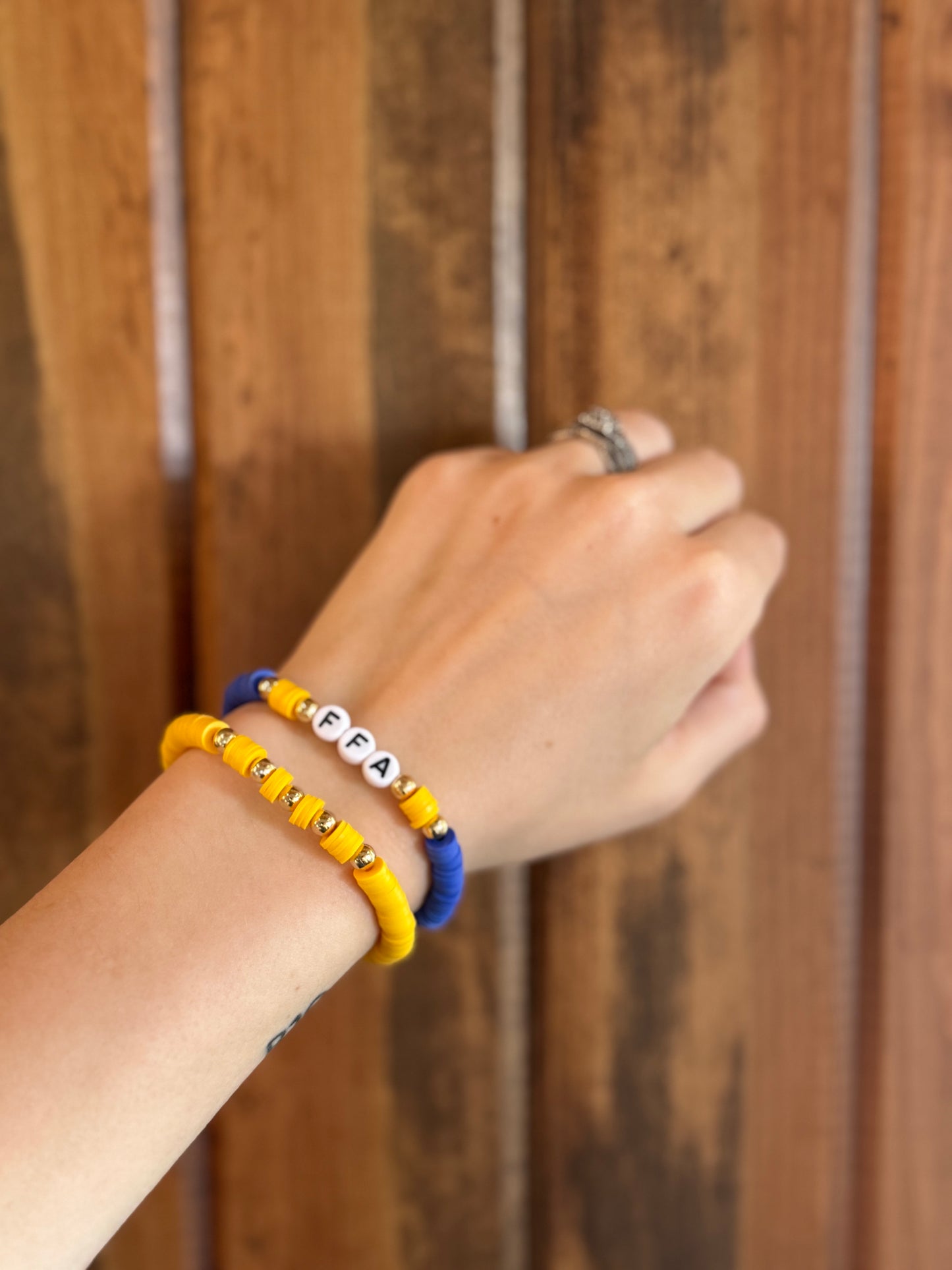 Clay Bead Bracelet Stacks