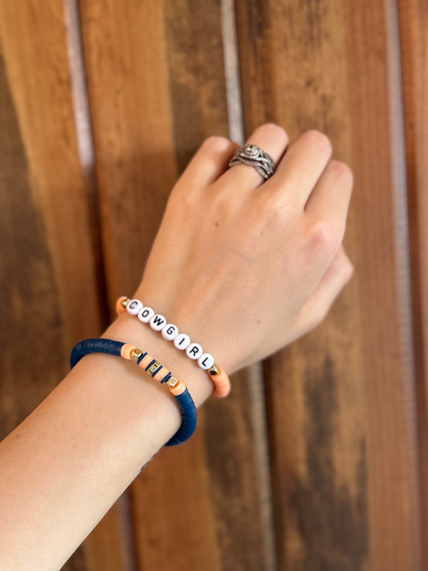 Clay Bead Bracelet Stacks