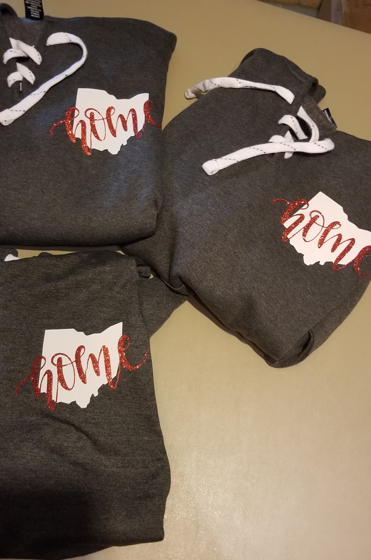 Home State Hockey Tie Sweatshirt