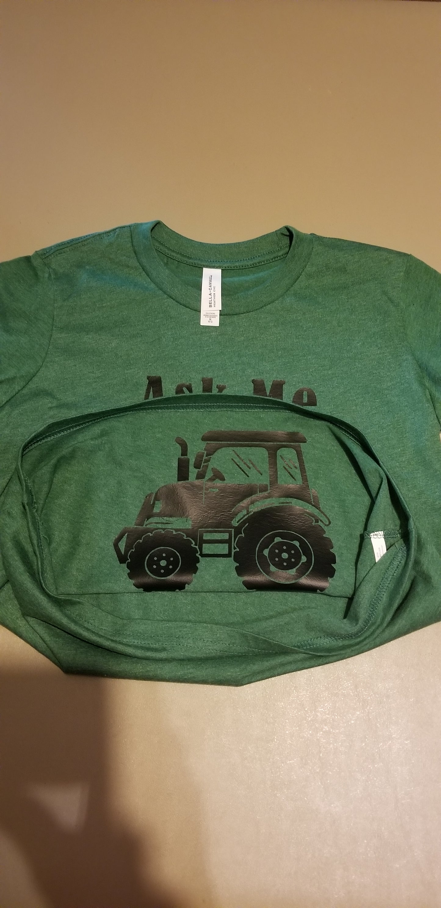 Ask Me About My Tractor Youth Tee