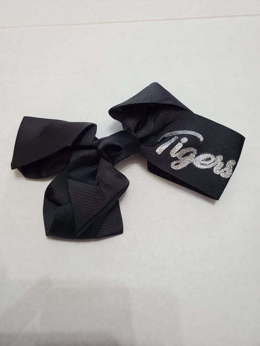 School Spirit Metal Clip Bow