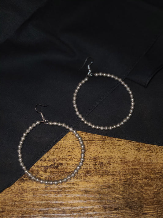 Sterling Silver Plated Hoop Earrings