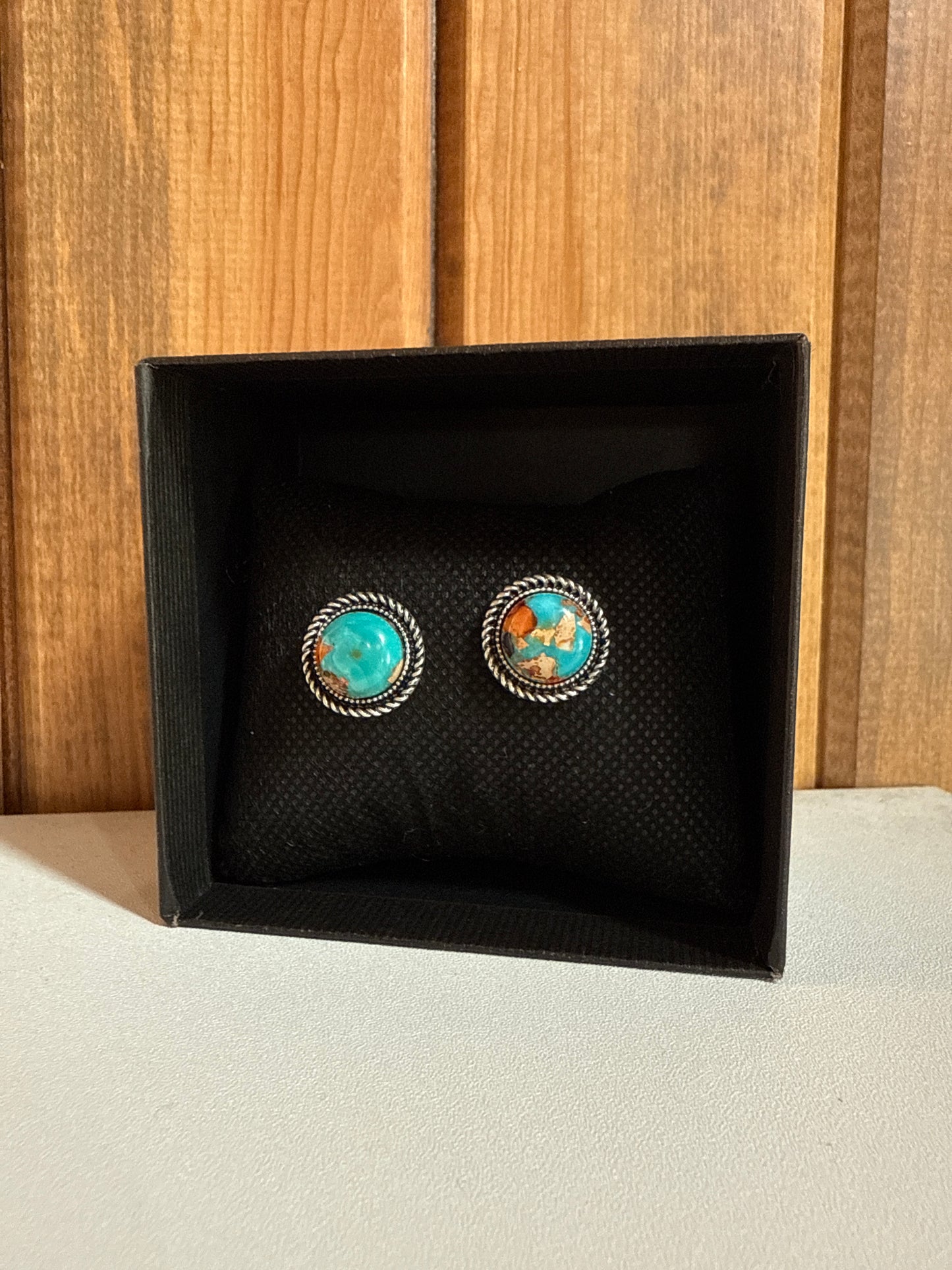 12mm Gemstone Stud Earringd