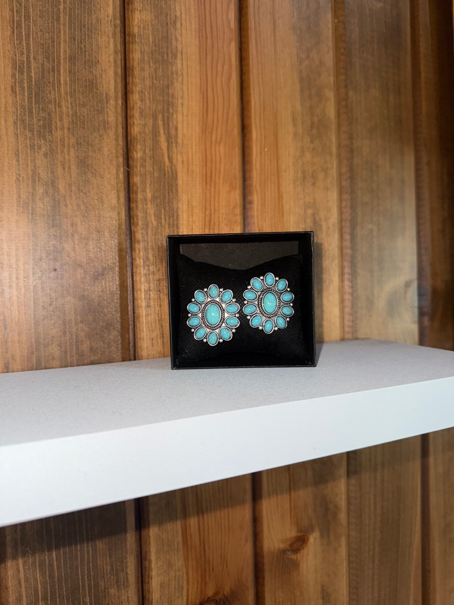 Concho Stud Earrings