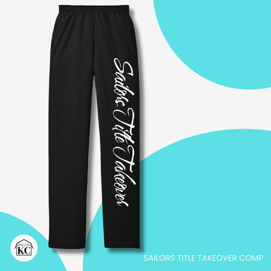 STT Adult Black Sweatpants