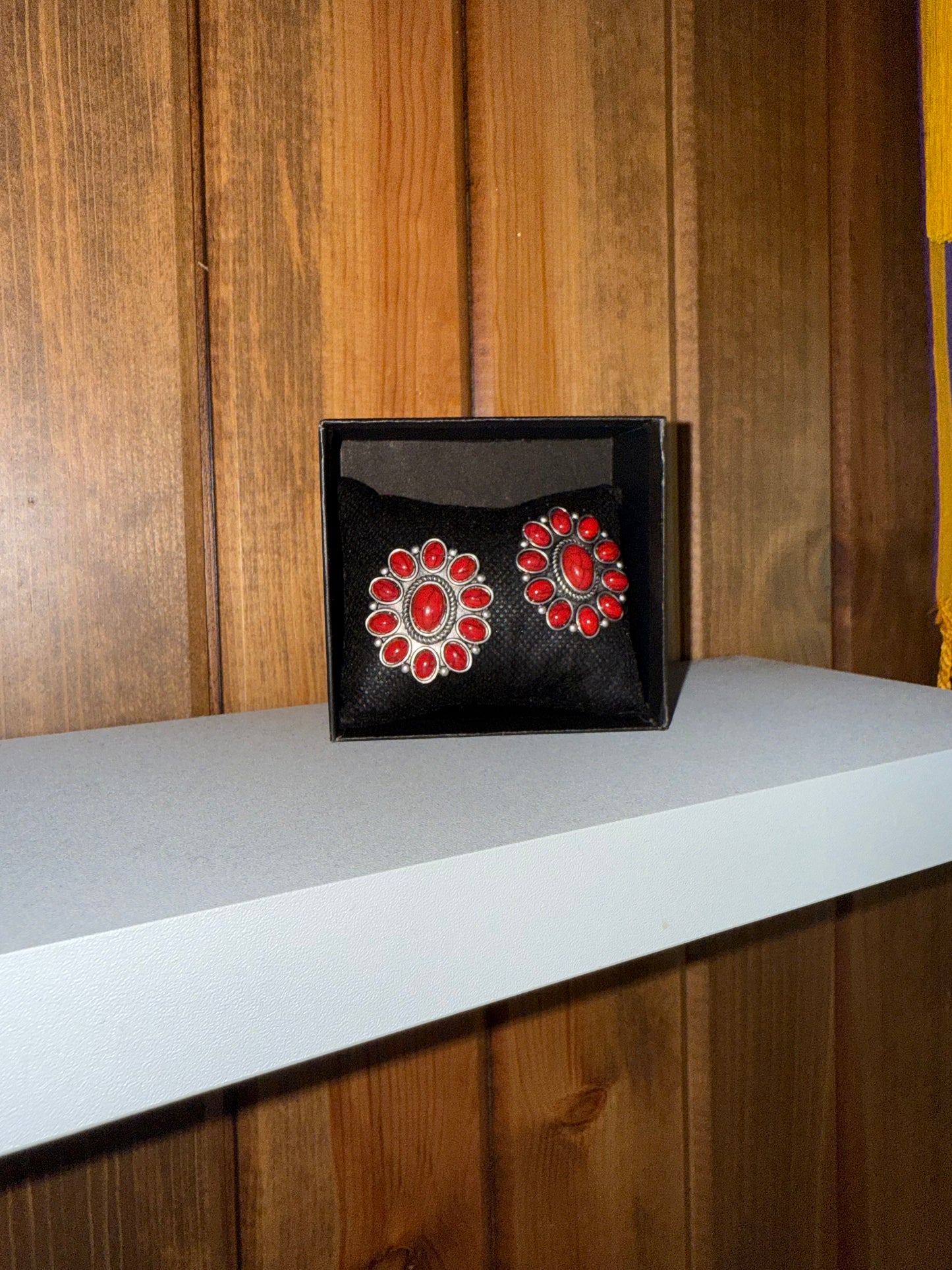 Concho Stud Earrings