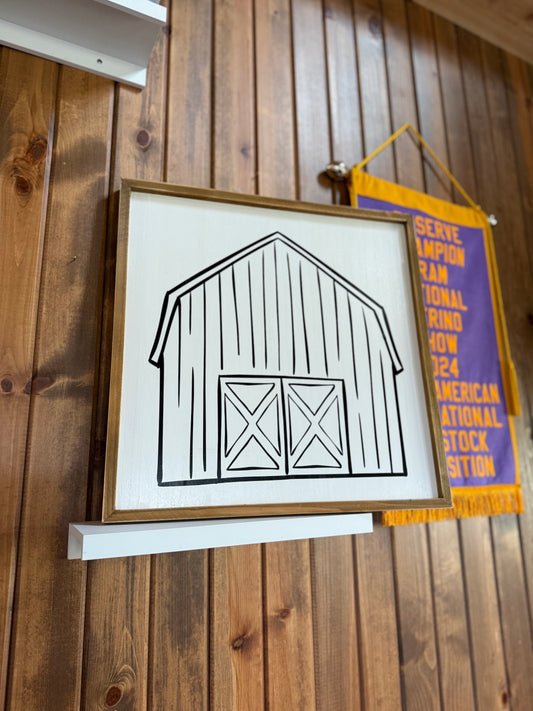 Old Barn Wood Decor Piece