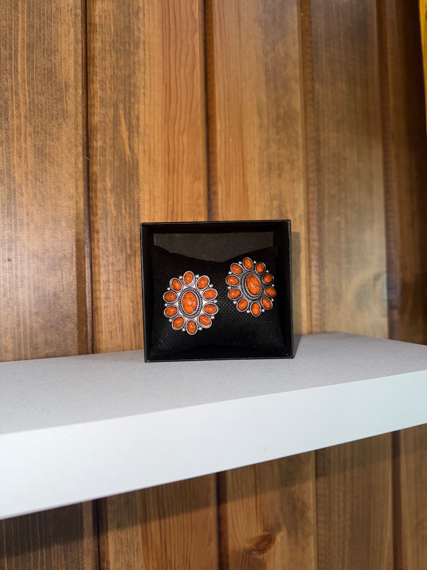 Concho Stud Earrings