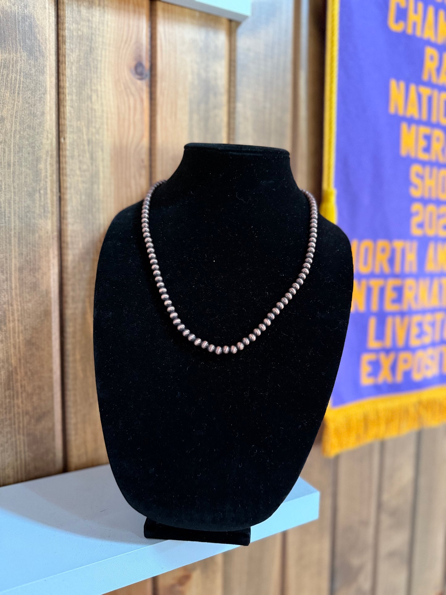 22” Copper Navajo Pearl Necklace