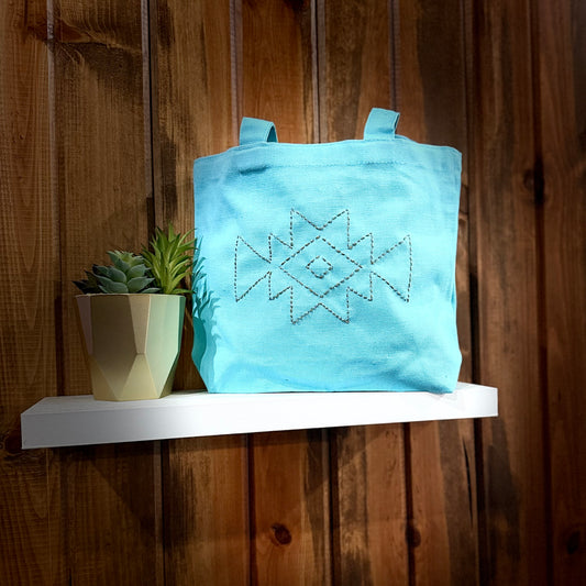 Small Hand-Stitched Canvas Bag