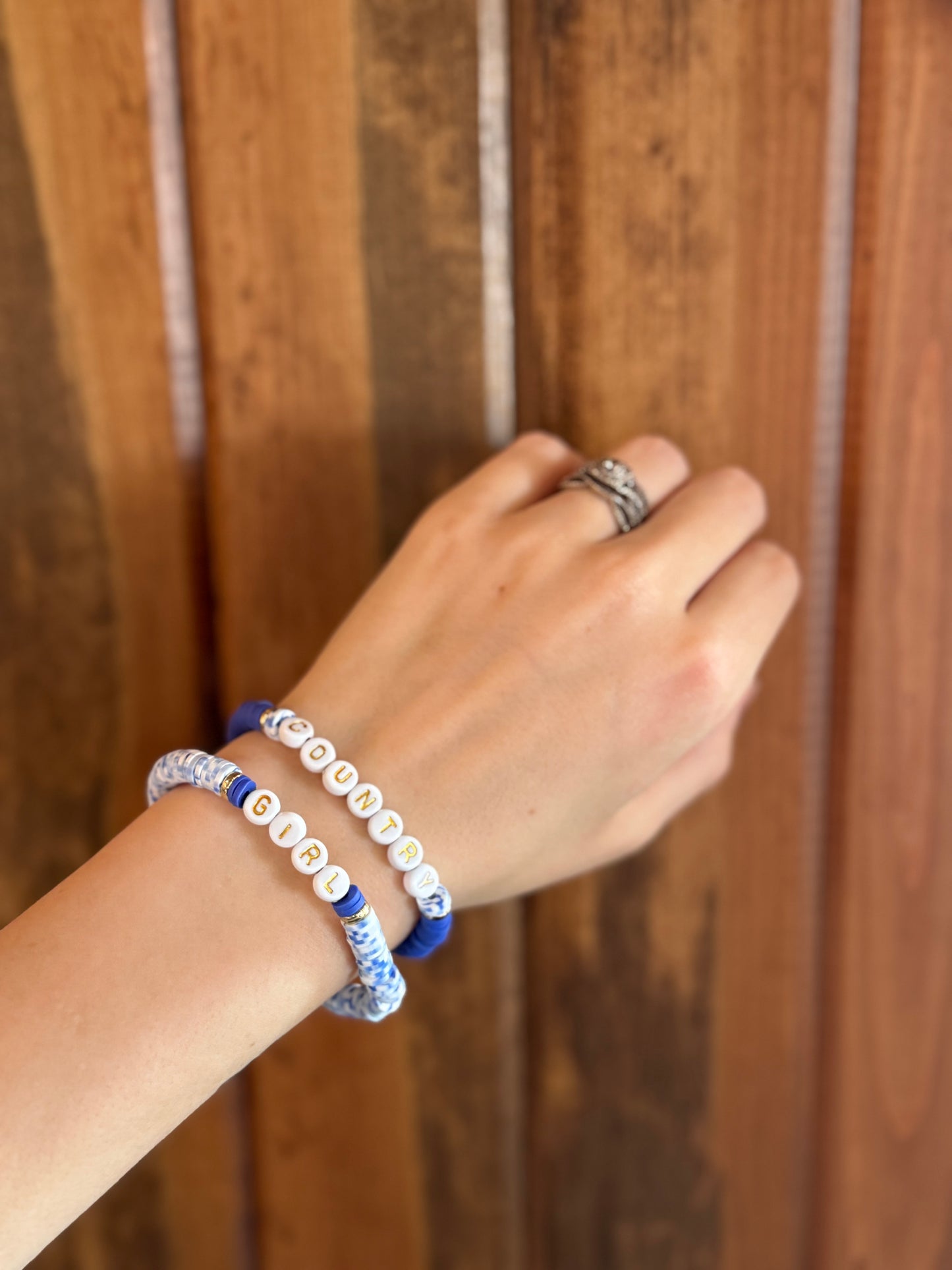 Clay Bead Bracelet Stacks