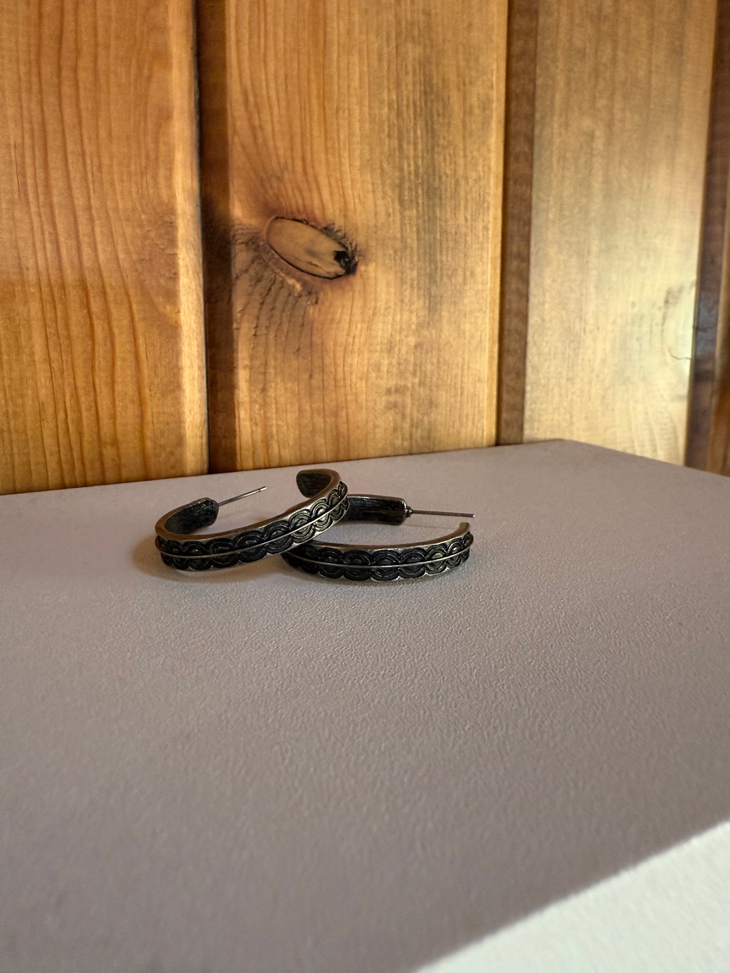 Metal Hoop Earrings