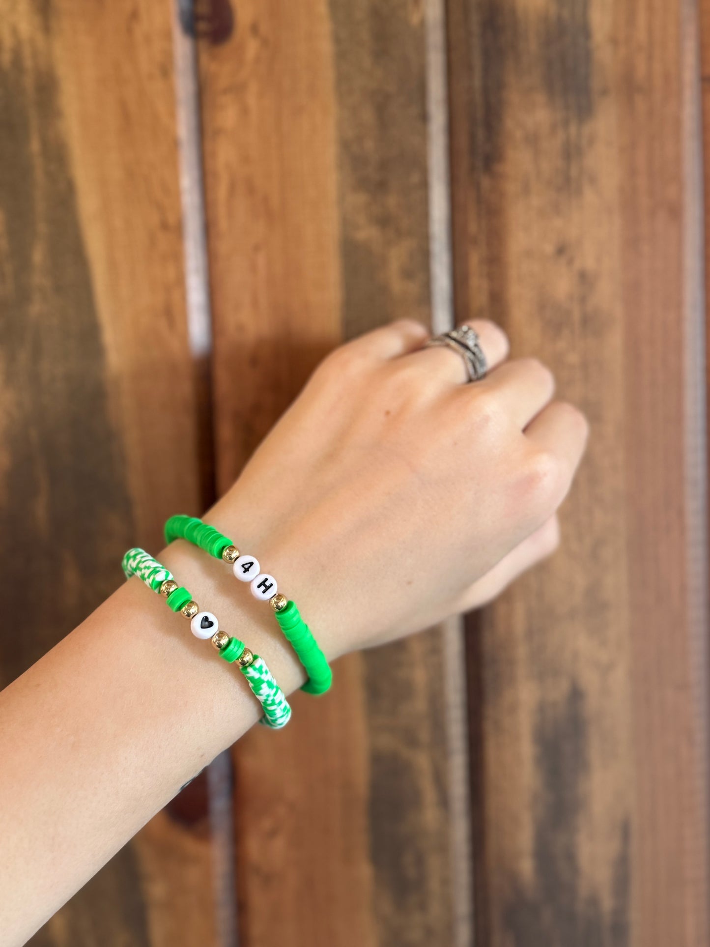 Clay Bead Bracelet Stacks
