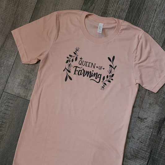 Queen of Farming Tshirt