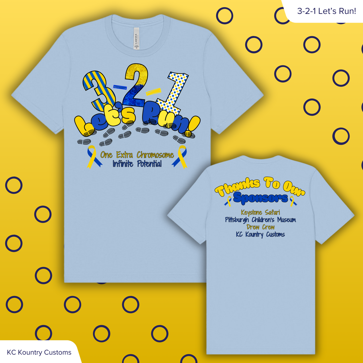 OFFICIAL 3-2-1 Race Shirt - ADULT