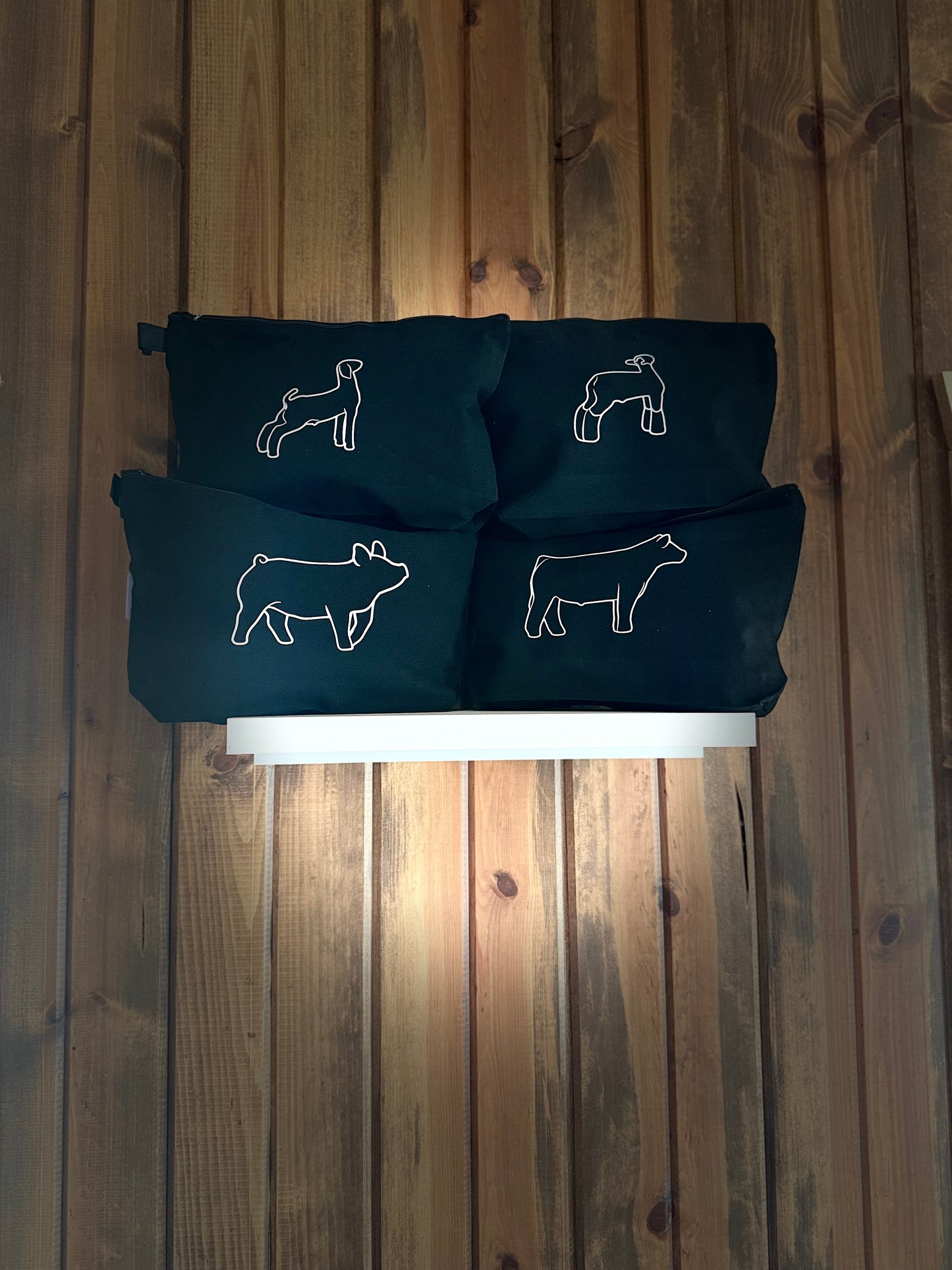 Small Canvas Bag with Livestock Image