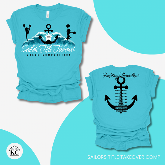 STT Adult Turquoise Comp Tee