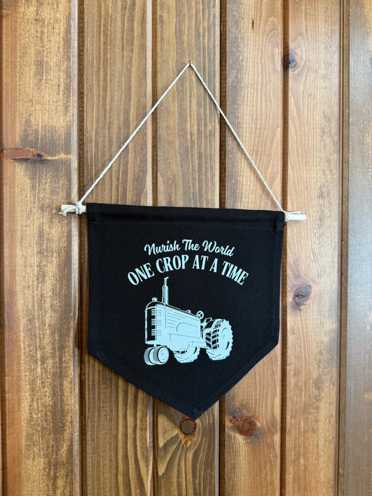 Nurish The World Canvas Banner