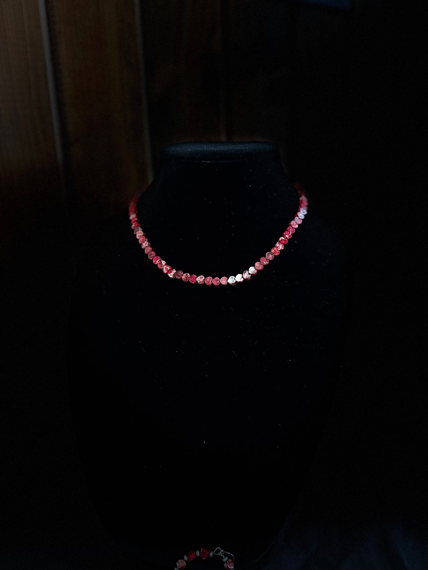 Red Heart Gem Necklace