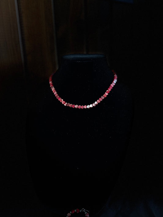 Red Heart Gem Necklace
