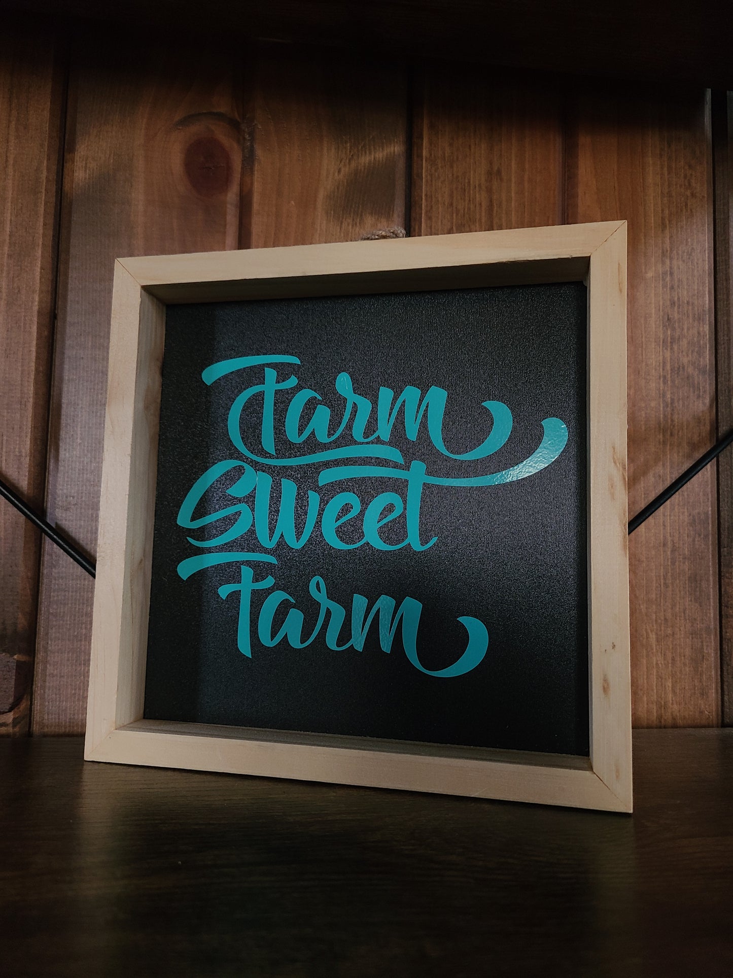 Farm Sweet Farm Wooden Sign