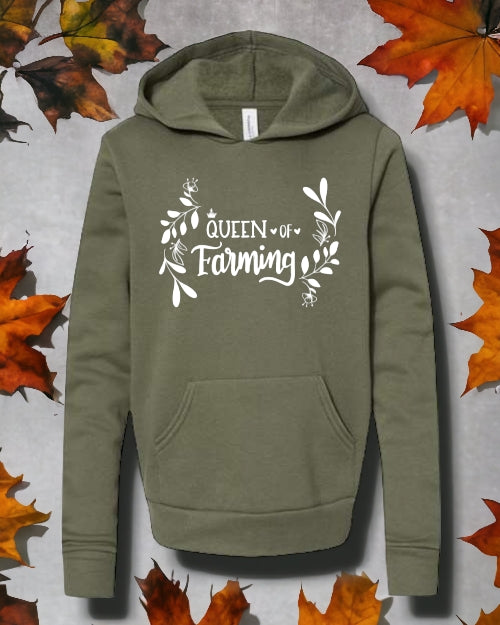 "Little" Queen of Farming HOODIE