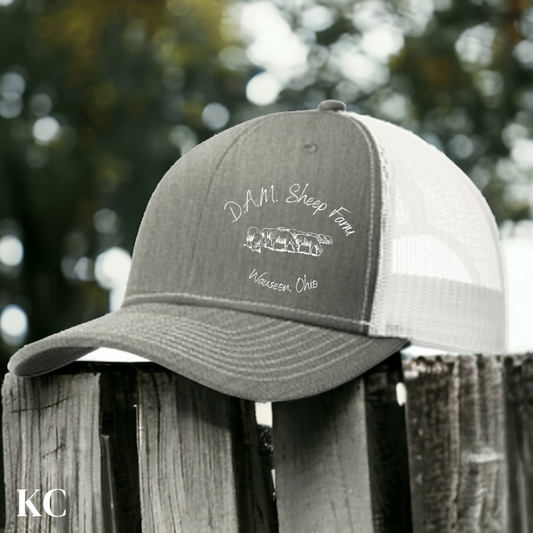 Heather Grey / White Snapback Hat