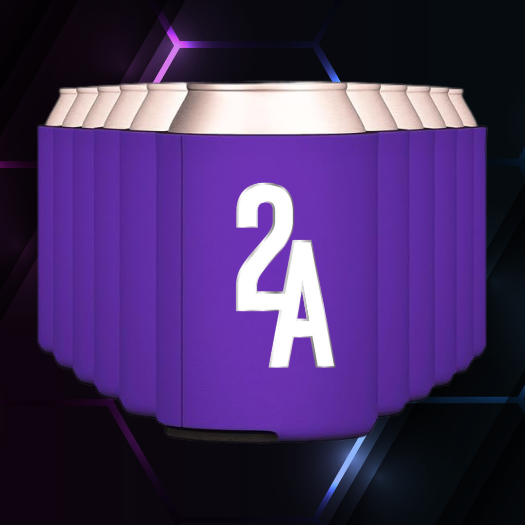 2A Purple Koozie