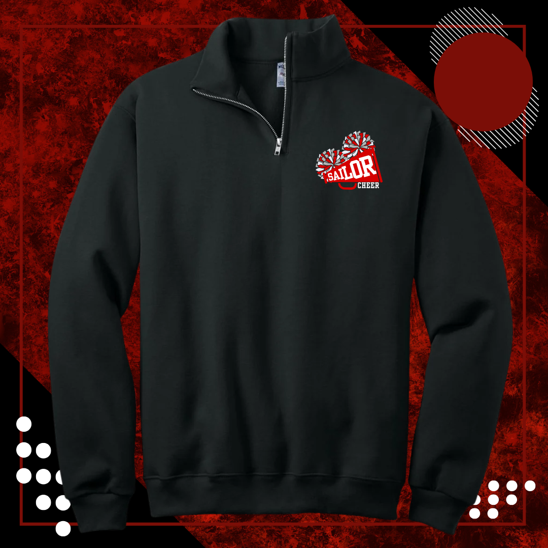 1/4-Zip Cadet Collar Sweatshirt