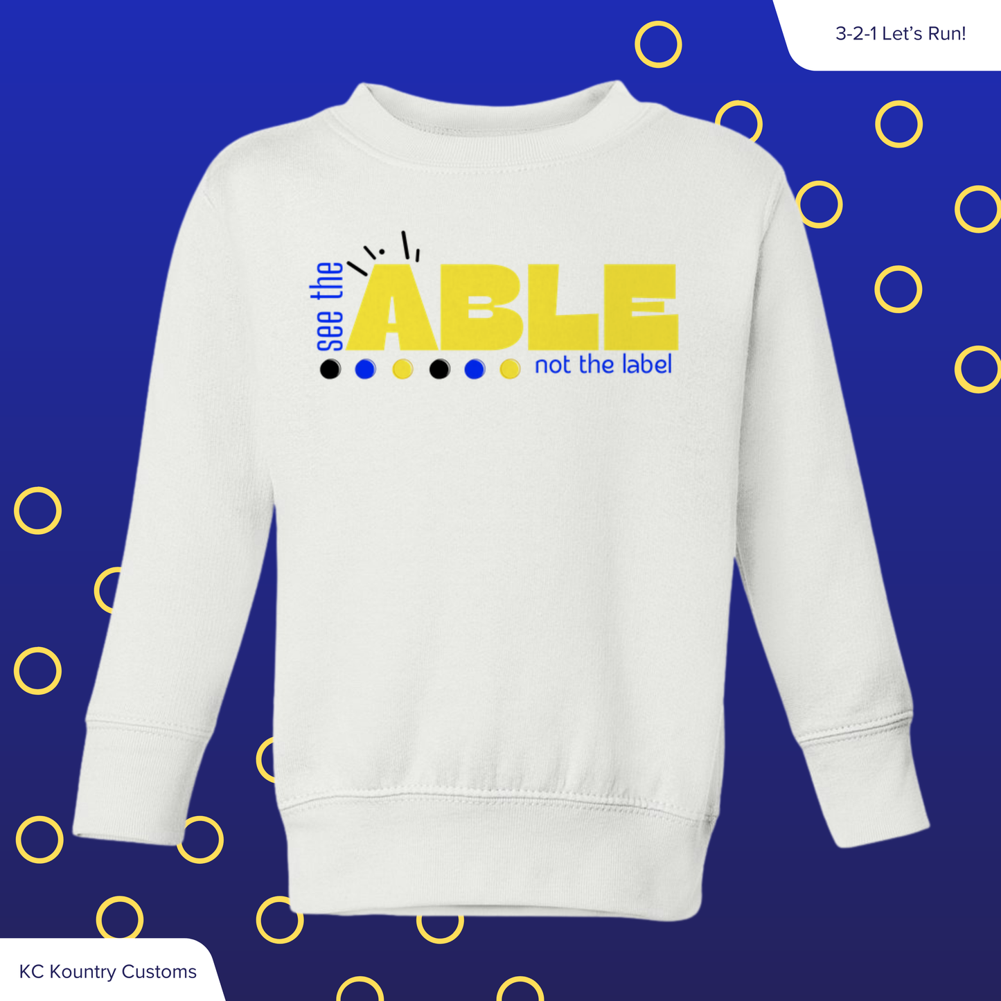 See The ABLE Not The Label - CREWNECK