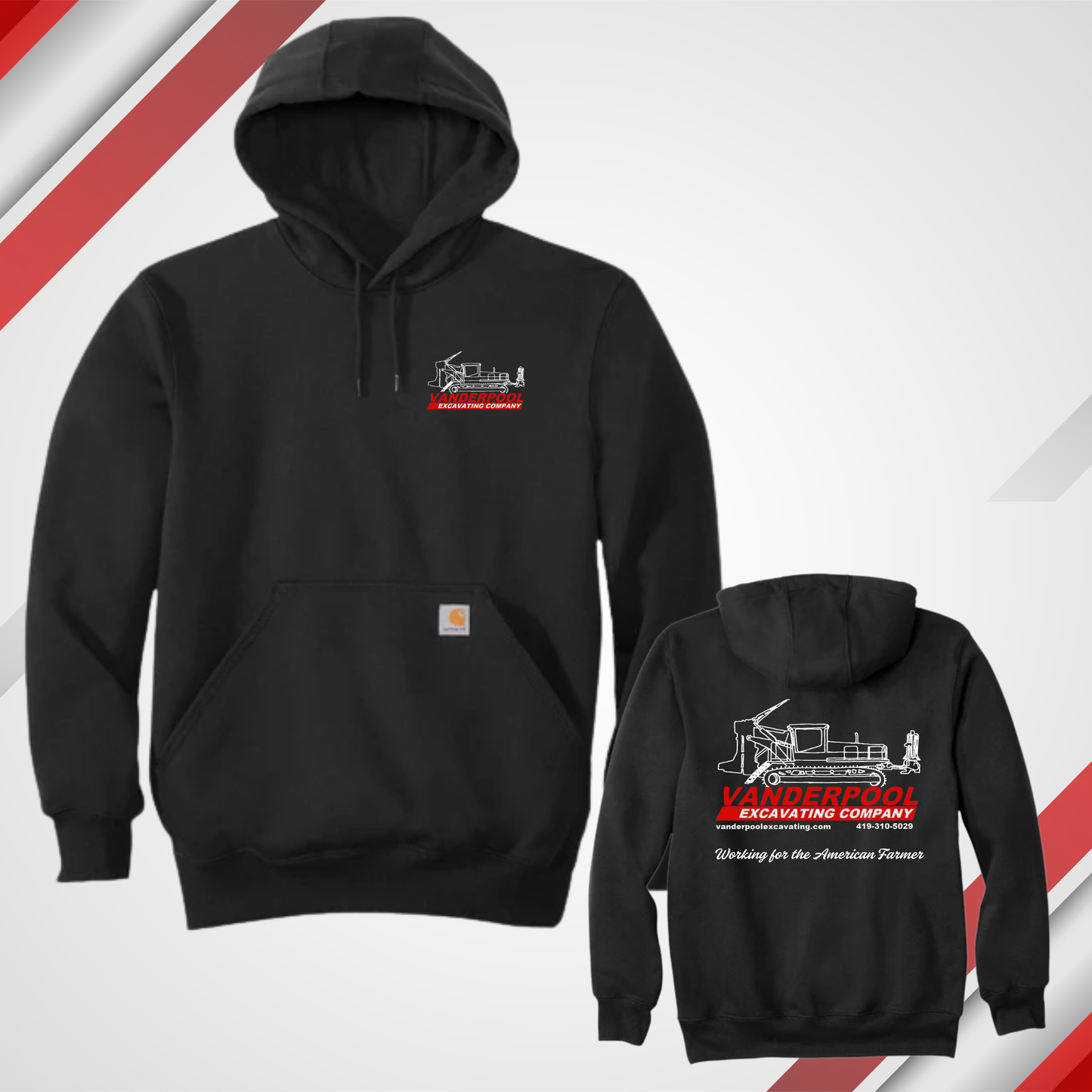 VEC Rain Defender Heavyweight Hooded Sweatshirt