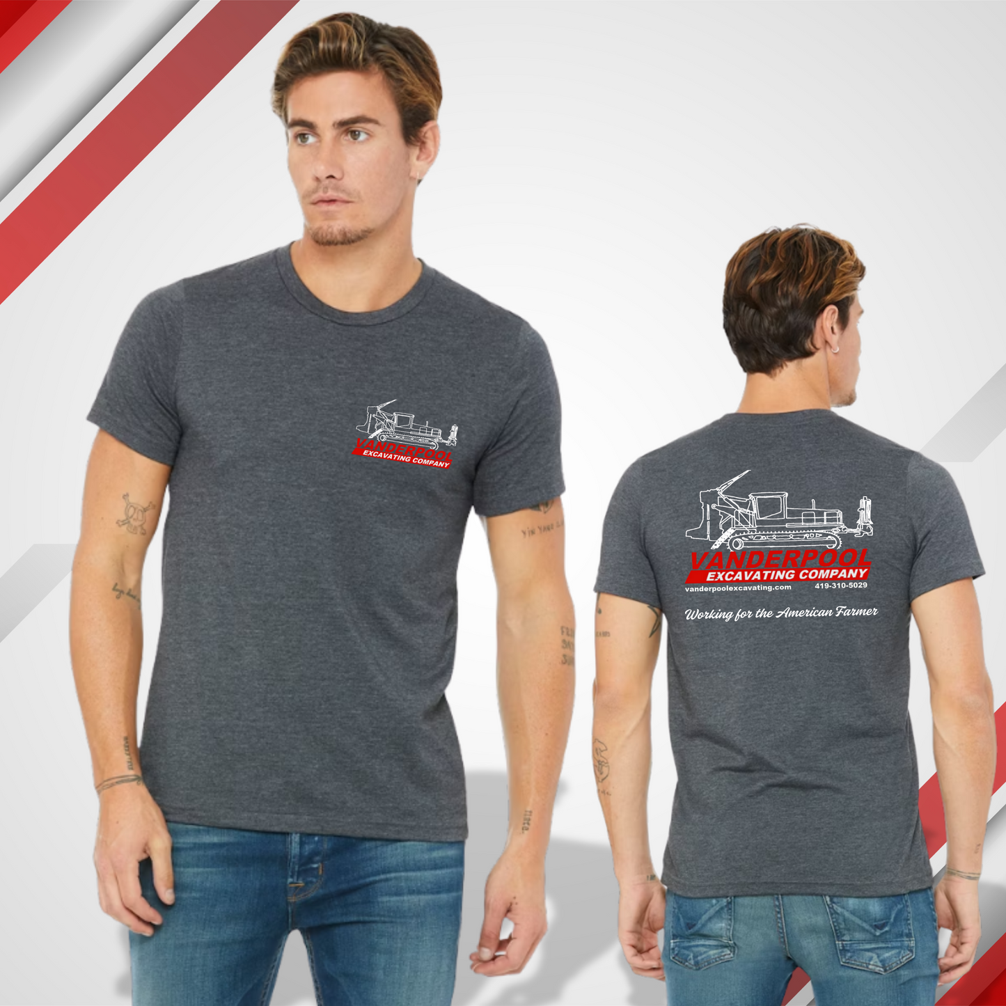 VEC Dark Heather Gray T-shirt