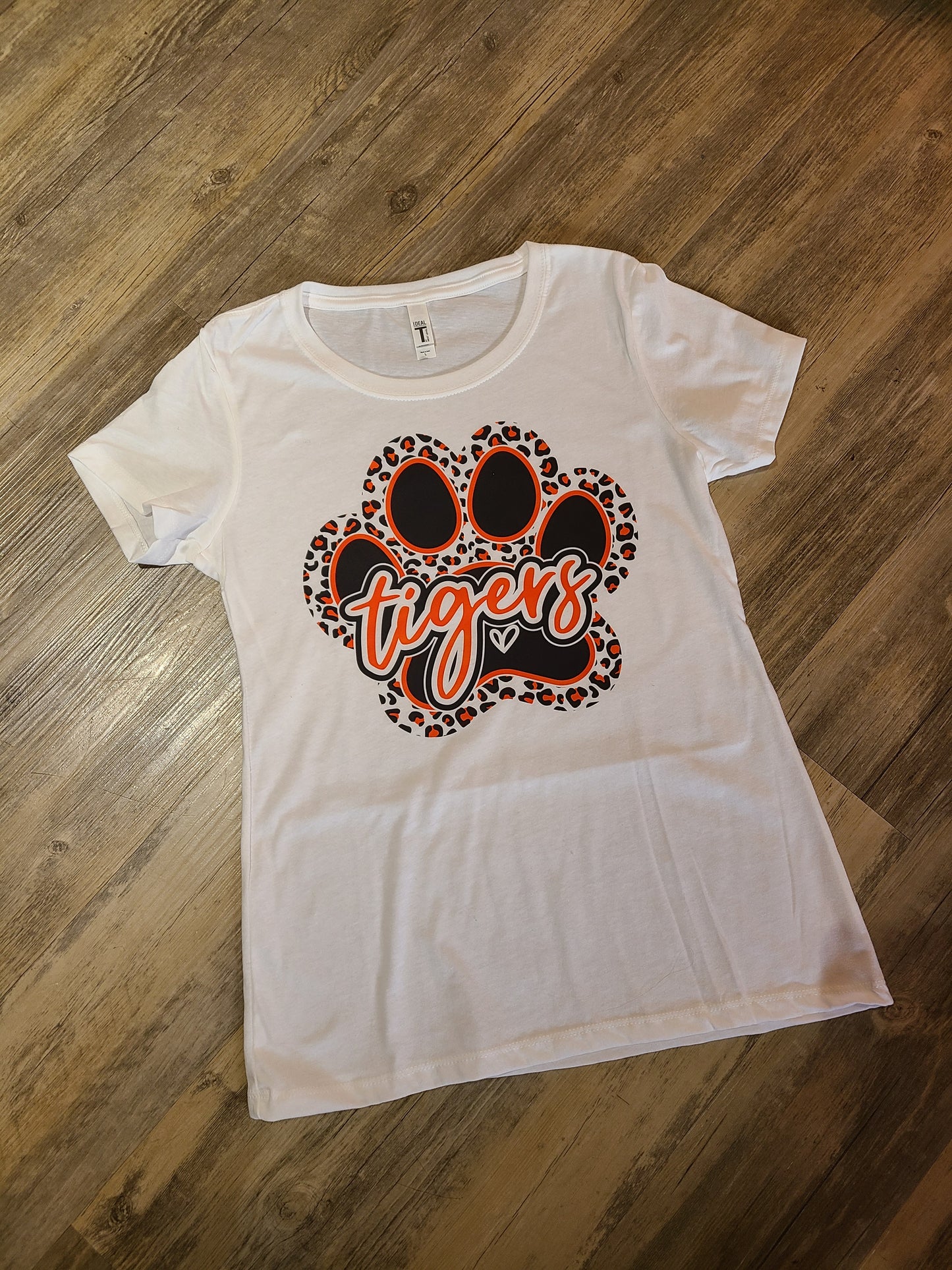 Tigers Cheetah Paw Adult Tee