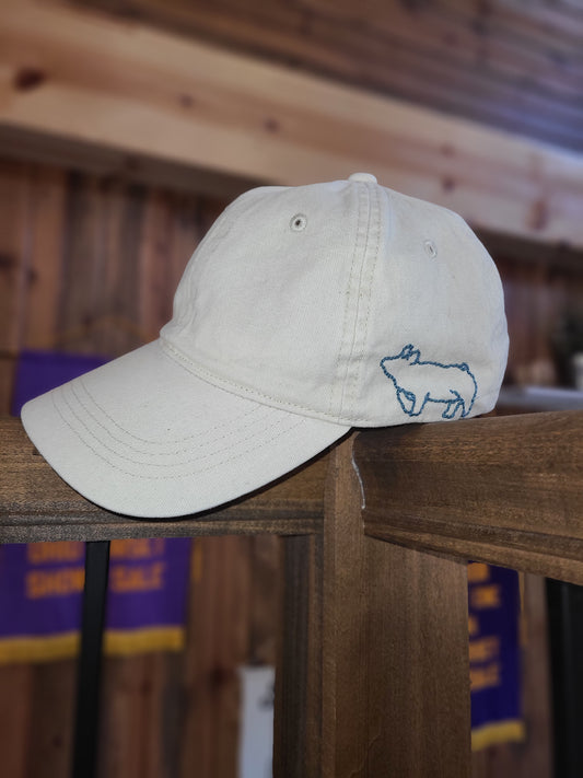 Animal Stitched Pony-Tail Hat