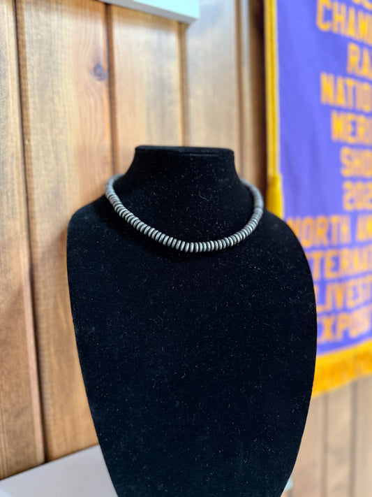 16” 8mm Rounded Navajo Pearl Necklace