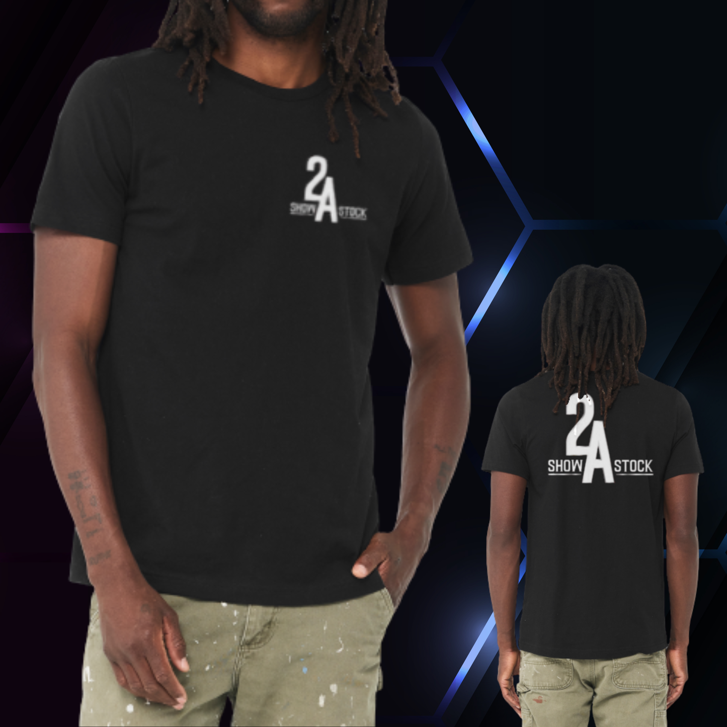 2A Black Tee