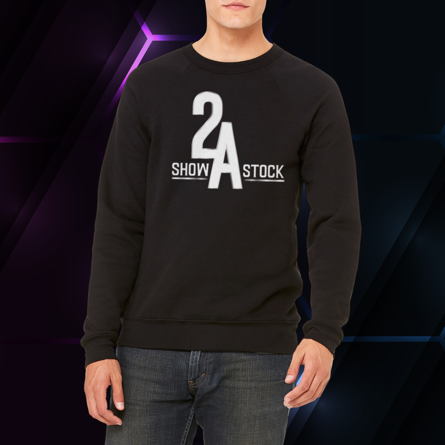 2A Black Crewneck