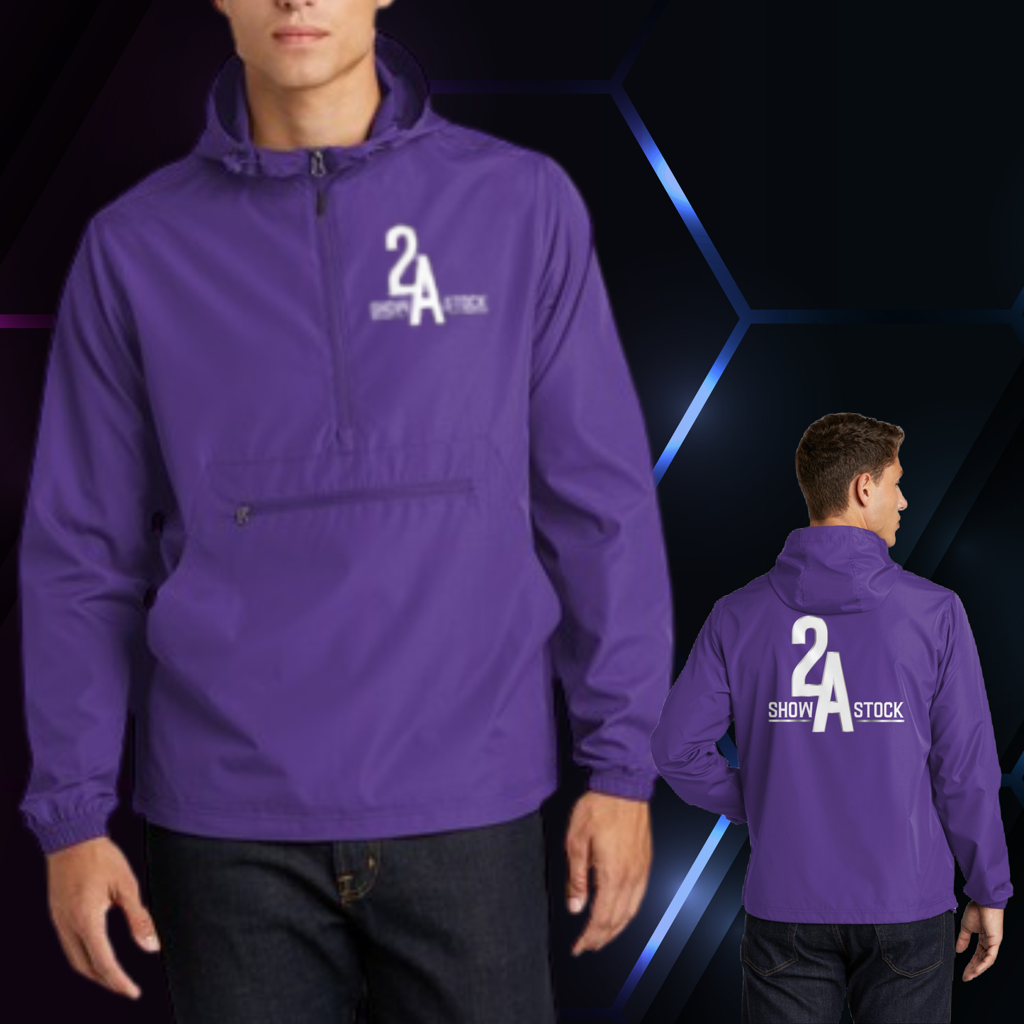 2A Purple Windbreaker