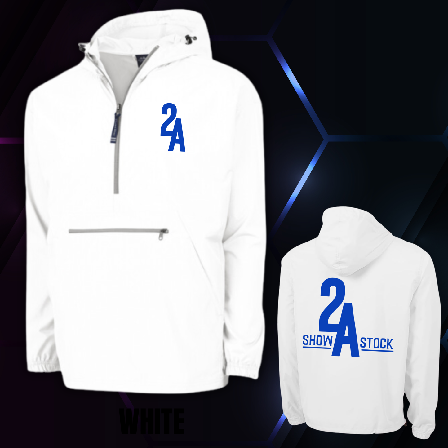 2A White Windbreaker