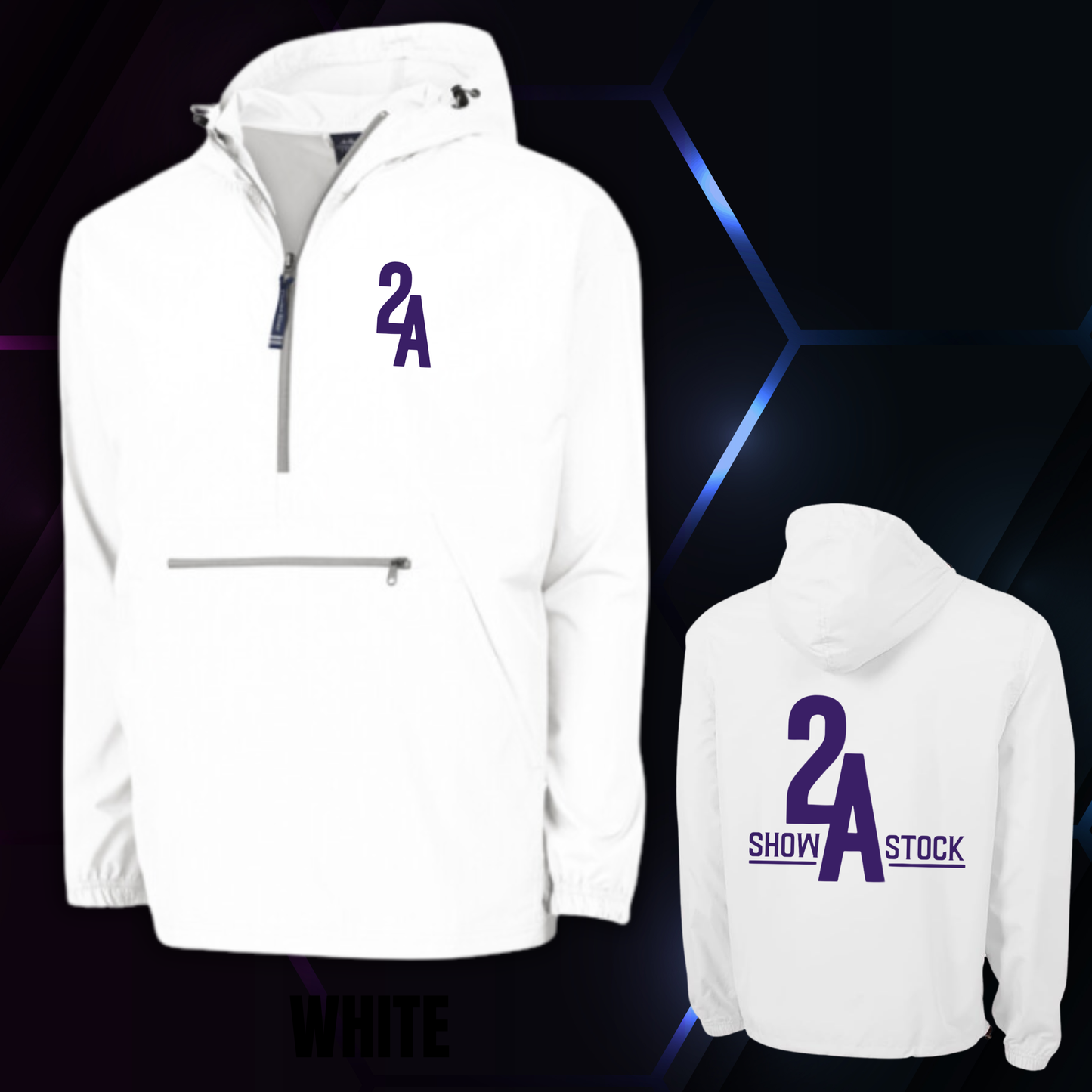 2A White Windbreaker