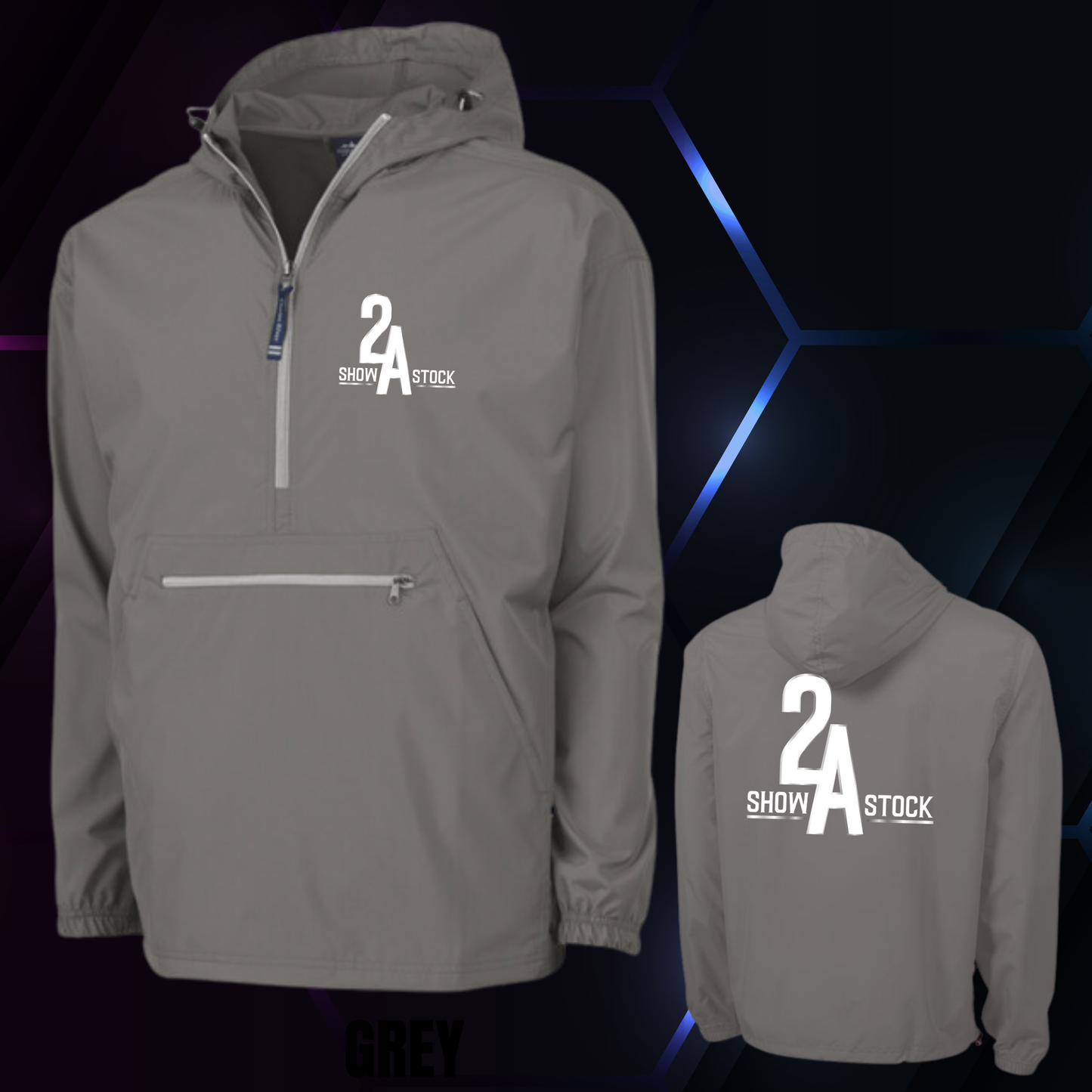 2A Grey Windbreaker