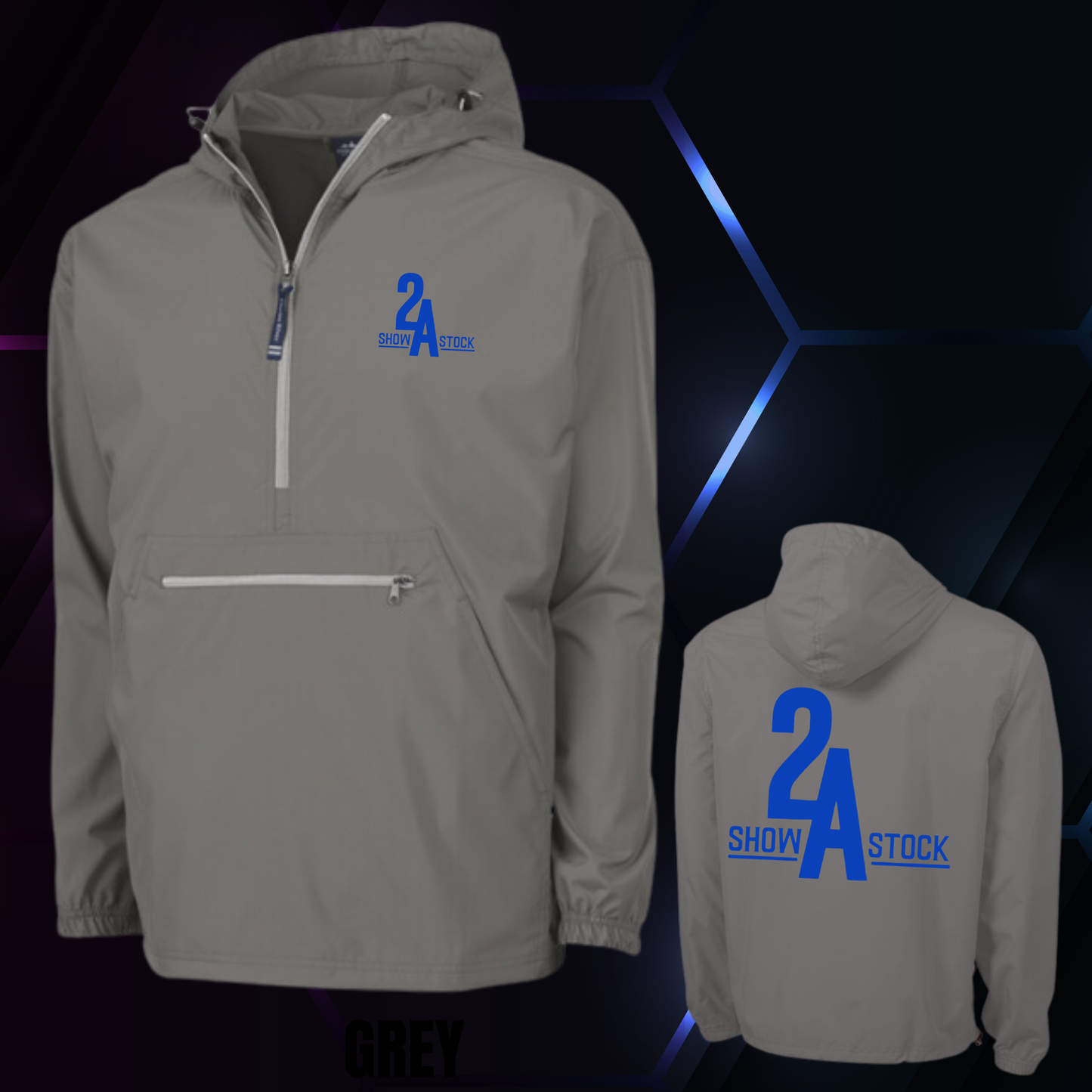 2A Grey Windbreaker