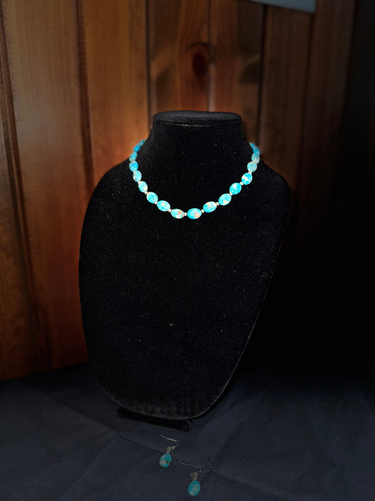 Full Oval Gem Necklace