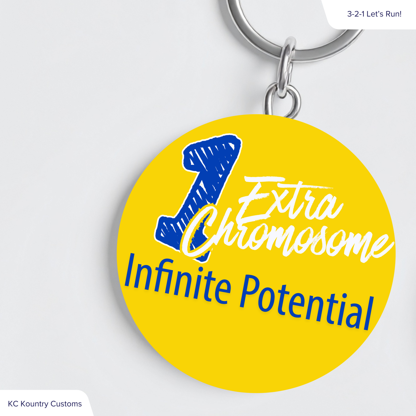1 Extra Chromosome - Infinite Potential Keychain