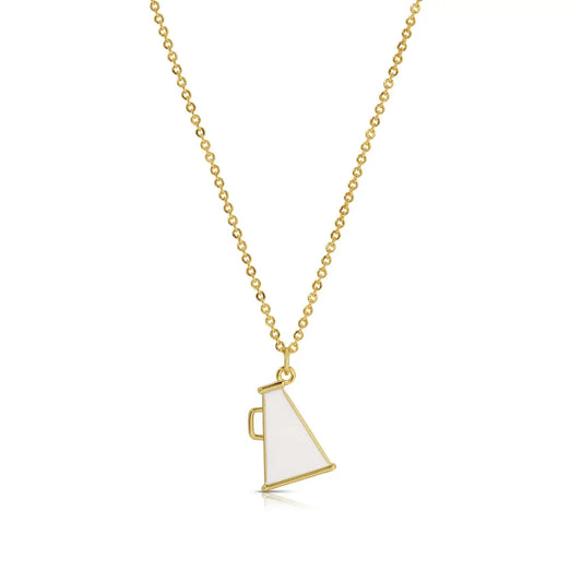 Gameday Spirit! Enamel Megaphone Necklace