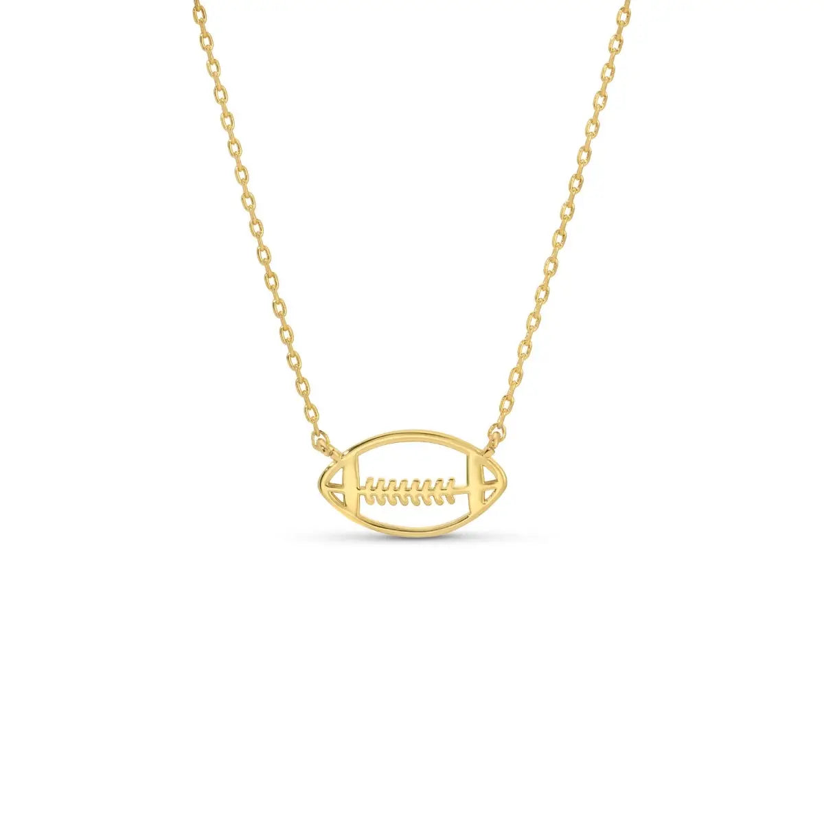 Game Day Minimalist Football Sports Necklace