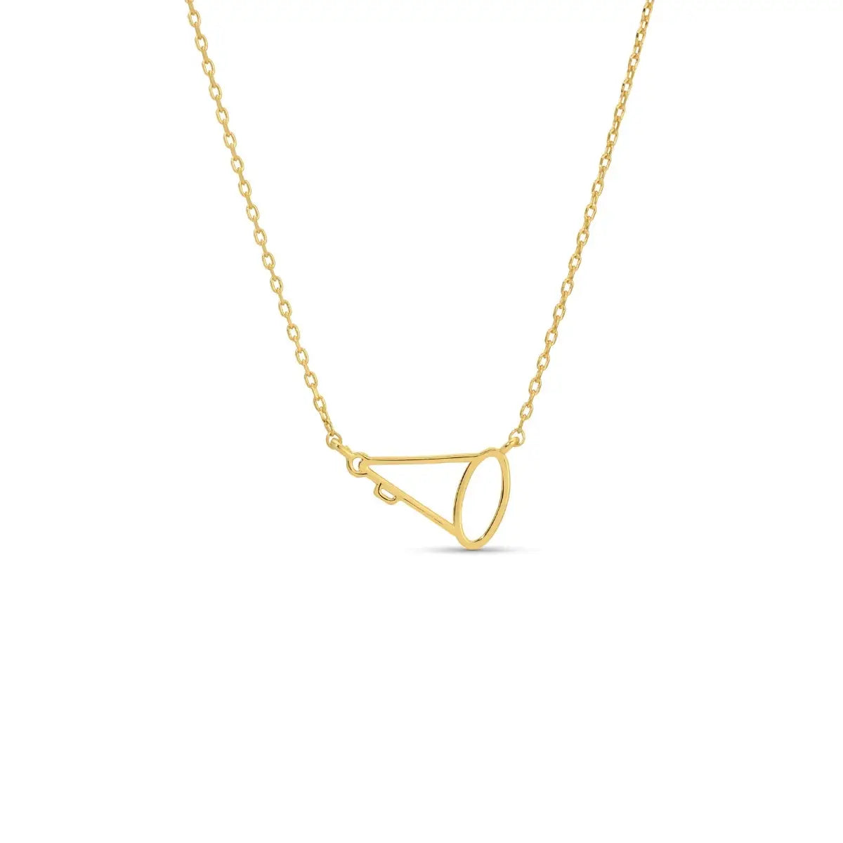 Game Day Minimalist Megaphone Sports Necklace